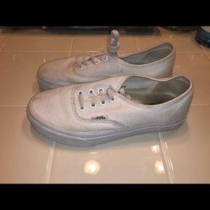 White Vans 5 1/2 women’s